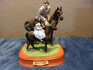 Gone With The Wind RHETT & BONNIE RIDING LESSON San Francisco Music Box Tara's - Picture 1 of 5