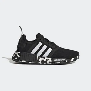 adidas Originals Unisex Big Kid NMD_R1's Sneaker Black/White GW9594 Size 5 - Picture 1 of 6