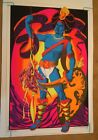 Black Warrior  Vintage Blacklight Poster Russell A/A Sales Pin-up Psychedelic