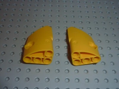 LEGO Yellow Technic Panel Fairing 87080+87087 Set 42131/8067/8053/8043/42009... - Photo 1/2