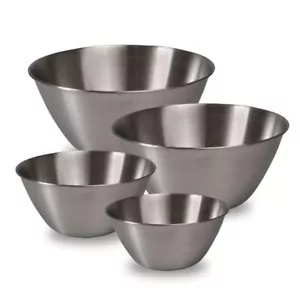 Zuhause - Kulla Brushed Stainless Steel Bowls Set of 4 - Picture 1 of 3