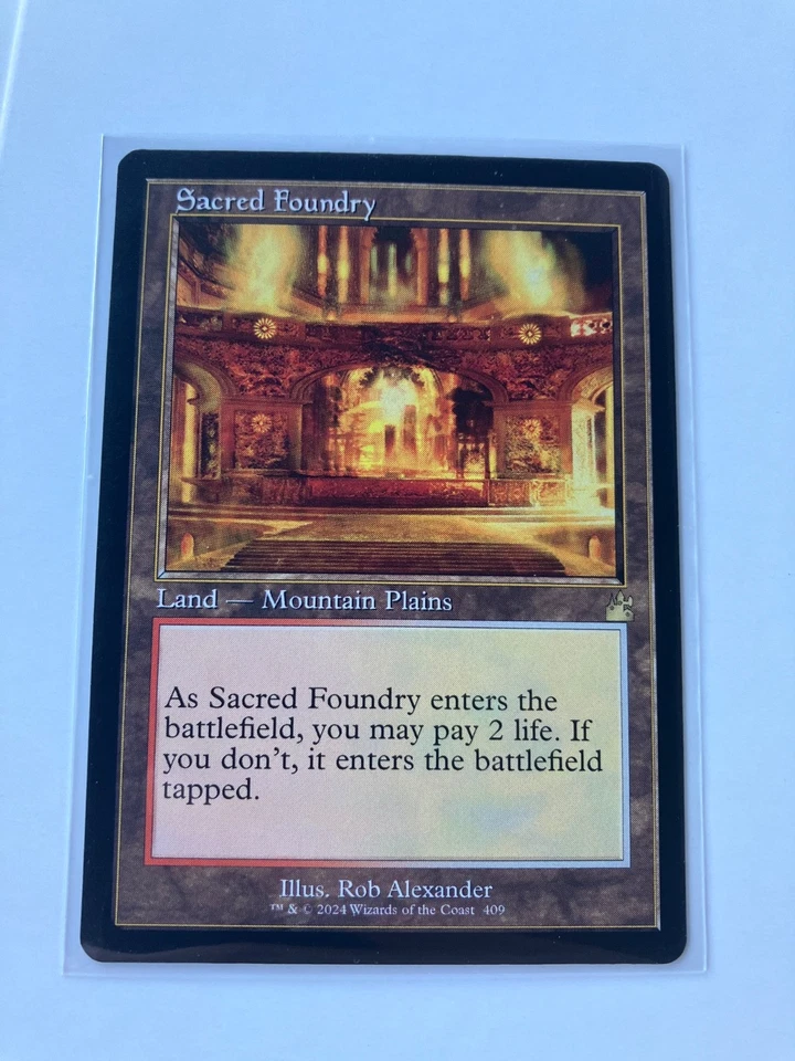 Sacred Foundry (quadro retrô) Ravnica remasterizado regular - Imagem 1 de 1