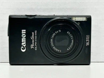 Canon PowerShot ELPH 110 HS 16.1 MP 5x Optical Zoom Compact Digital Camera Read - Image 1 of 4