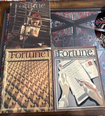 Fortune Magazine:  Lot of 3 from Aug. 1935 May 1941 Apr. 1942 - Image 1 of 4