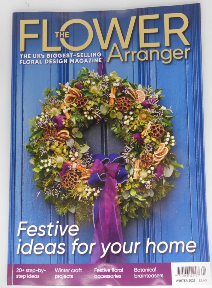 The Flower Arranger magazine Winter 2025 Festive Florals, Botanical Brainteasers - Image 1 of 1