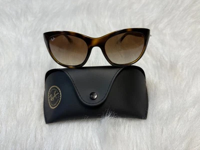 Óculos de sol RAY BAN tartaruga POLARIZADO marrom degradê RB4216 710/T5 56 NOVO NA CAIXA - Imagem 1 de 4