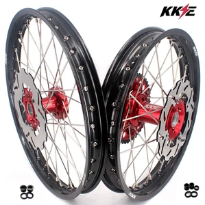 KKE 21/18'' Enduro Wheels Rims Fit for Honda XR650R 2000-2008 Offroad Motorcycle - Bild 1 von 13