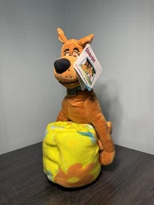 Scooby-Doo! Character plushie &  Touch Throw Set New with tags 40inx50in - Picture 1 of 6