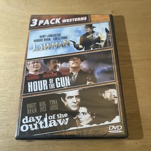 Outlaws and Lawmen 3 Movie,Lawman, Hour of the Gun, Day of the Outlaw (DVD) New - Picture 1 of 3