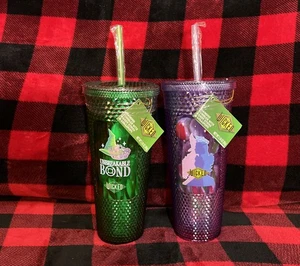 [New/2025/WICKED] GLINDA  & ELPHABA TUMBLERS [with candy] WALGREENS EXCLUSIVE !! - Picture 1 of 24