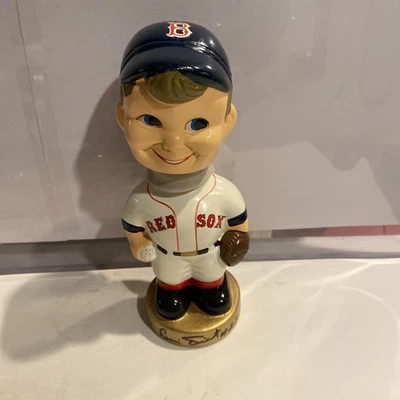 Luis Tiant Signed Bobblehead by Twin Enterprises  Inscription 75 Champ  JSA COA - Image 1 of 4