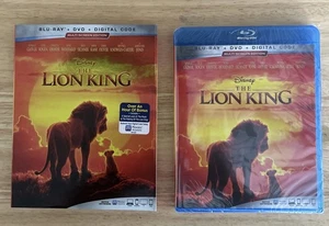 The Lion King (Blu-Ray/DVD, 2019) NEW w/slipcover Authentic Disney US Release - Bild 1 von 10