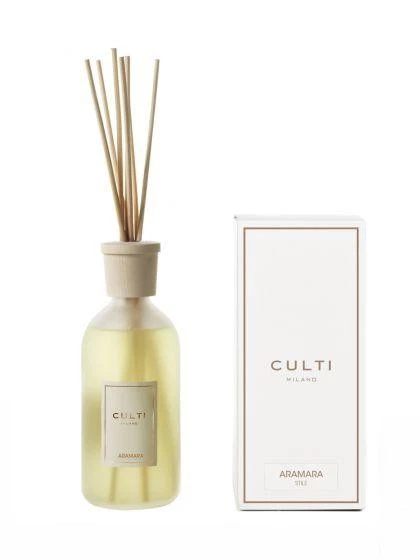 CULTI MILANO Profumatore Diffusore Stile con Bastoncini 500ml Aramara