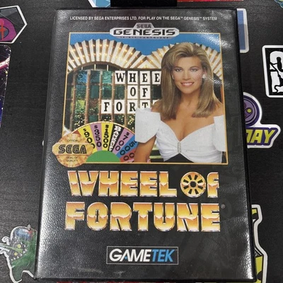 Wheel of Fortune (Sega Genesis, 1992) Complete! Works Great! CIB - Image 1 of 4