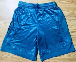 AND 1 Mens M Light Blue Basketball / Gym Shorts Elastic Drawstring Waist Pockets - Picture 1 of 9