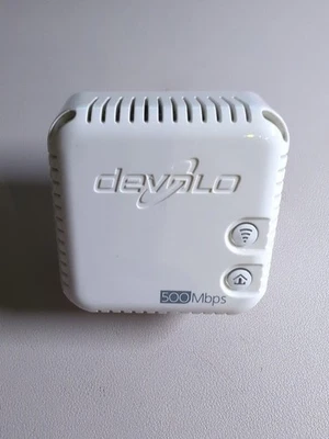 Devolo dLAN 500 Wifi Powerline WLAN Netzwerkadapter Wifi-Repeater Weiss - Bild 1 von 2