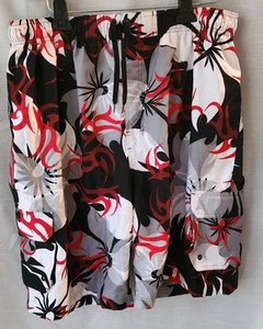 Urban Pipeline Red Floral Swimming Trunks Shorts Mens XL - Picture 1 of 8