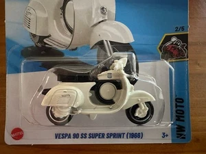 NEW 2025 Hot Wheels 1966 VESPA 90 SS MOTO SERIES RARE Motorcycle Bike Vintage - Picture 1 of 5