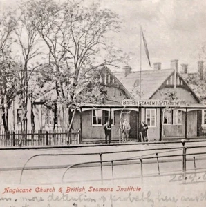 Romania Sulina British Seamens Institute Church 1907 Maritime Postcard A61 - Picture 1 of 3