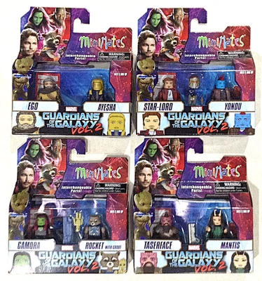 GUARDIANES of the GALAXY, VOL.2 - Figuras MiniMates - Juego completo de (4) Foto 1 de 4