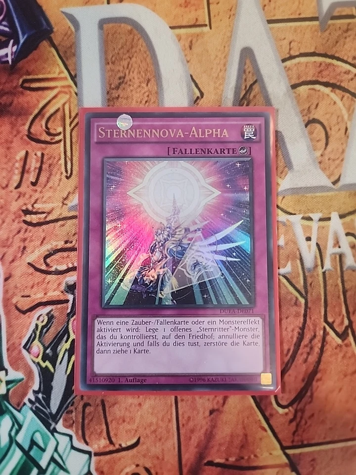 GERMAN Stellarnova Alpha DUEA-EN071 Ultra Rare 1st Ed NM Yugioh  - Image 1 of 1
