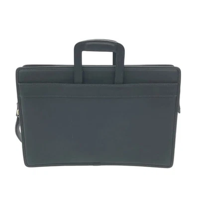 COACH Senator Briefcase business bag 5351 black glove cowhide leather - Image 1 of 4