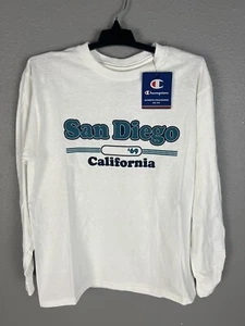 CHAMPION Kids T Shirt Size YM 7-8 ( San Diego CA. ) White NWT - Picture 1 of 5