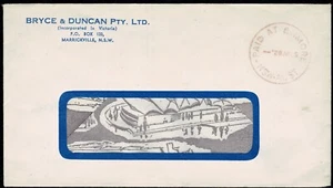 Cubierta publicitaria 1965, Bruce & Duncan Pty Ltd con matasellos pagados en Enmore NSW - Imagen 1 de 3