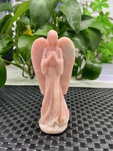 Rosa Opal Engel Kristall Heilsteine Kristall Engel Schnitzereien 1 Stück - Bild 1 von 9