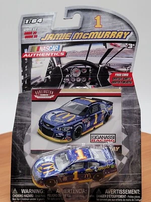 Jamie McMurray 1 McDonalds Darlington NASCAR Authentics 2016 1/64 DieCast Car Foto 1 de 2