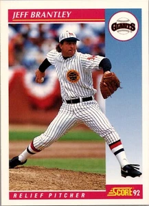1992 Score Baseball - #157 Jeff Brantley - Picture 1 of 2