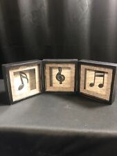 Set Of 3 new view gifts and accessories wall decor 3D - music note frames 6.5