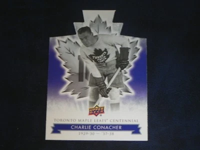 2017 UD Toronto Maple Leafs Centennial Blue Die Cut #76 Charlie Conacher - Image 1 of 2