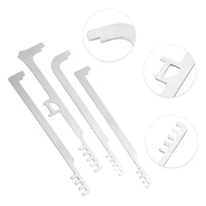 4pcs Comb Picks Comb Lock Picks Metal Teeth Tools For Firefighting Repair - Picture 1 of 8