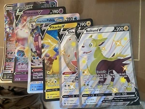 6 übergroße Pokemon Foil Karten - Bild 1 von 8