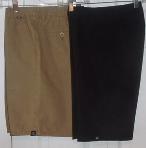 2 pair boys size 16 Vans & Quick Silver shorts - Picture 1 of 11