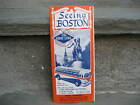 Vintage C1950's Seeing Boston Travel Brochure & Map.....Gray Line Bus