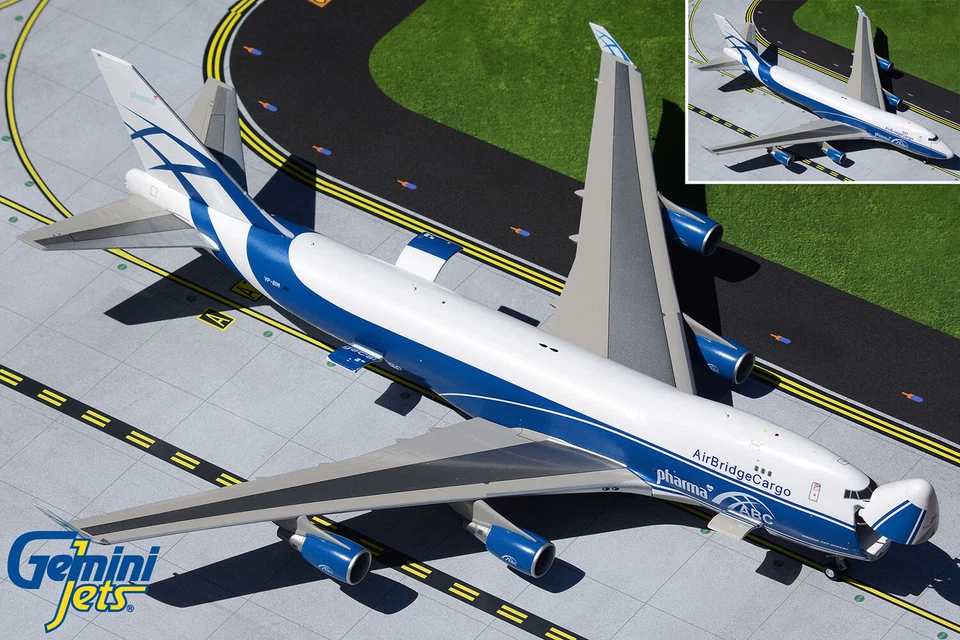 Air Bridge Cargo Boeing 747-400ERF VP-BIM Gemini Jets G2ABW934 Scale 1:200 - Image 1 of 1