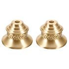  2 Pieces Copper Wheat Ear Lamp Cup Golden Color Accessories