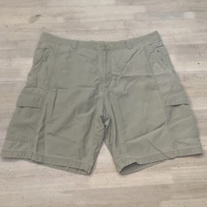 Tommy Bahama Herren Flatfront Baumwolle Tencel Cargo Shorts braun Gr. 42 - Bild 1 von 6