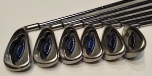 Juego de palos de golf de hierro Callaway STEELHEAD X-16 Uniflex eje de acero 3,4,6,7,9,S 6 diestro - Imagen 1 de 18