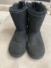 Ugg Boots Short Black Size 5 Or 37 S/n 1017394K Women’s Worn Once