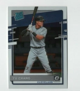 2020 Donruss Optic Baseball Rated Rookie YU CHANG CLEVELAND INDIANS #93 - Picture 1 of 8