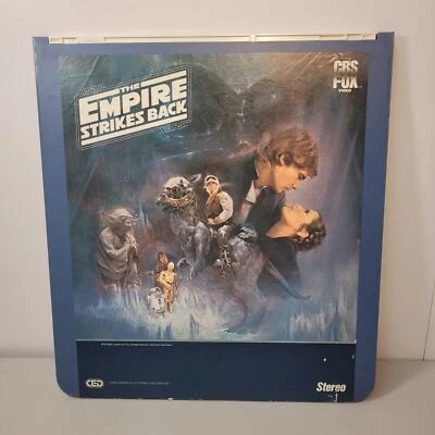 VTG 1980 Star Wars EMPIRE STRIKES BACK Capacitance Disc System CBS FOX - Image 1 of 4