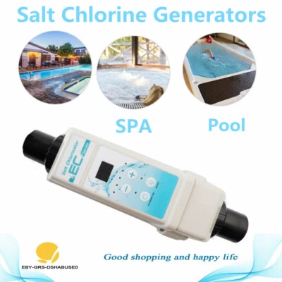 EC12 Salt Chlorine Generator System 15,000 Gal Saltwater Pool Chlorinator - Image 1 of 4
