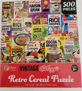 Vintage Kellogg's Classic Ads Puzzle - 500 Pieces - Picture 1 of 2