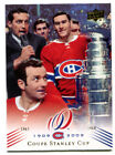 2008-09 UD Carte des champions de la Coupe Stanley Centennial des Canadiens de Montréal 1967-68 #191