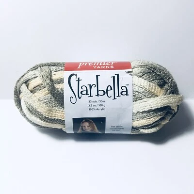 Premier Yarns Starbella Yarn Wheat Fields Color 13 Lot S1924 2012-03 Ombre 33yds - Image 1 of 4