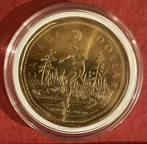 2005 Terry Fox One Dollar Looney Marathon of Hope 1 CAD Queen Elizabeth II - Bild 1 von 8