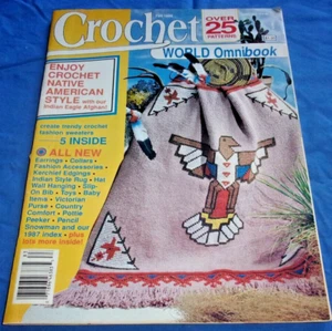 COMPRA4 = ENVÍO GRATUITO Crochet World Omnibook más de 25 patrones nativos americanos otoño 1988 - Imagen 1 de 1
